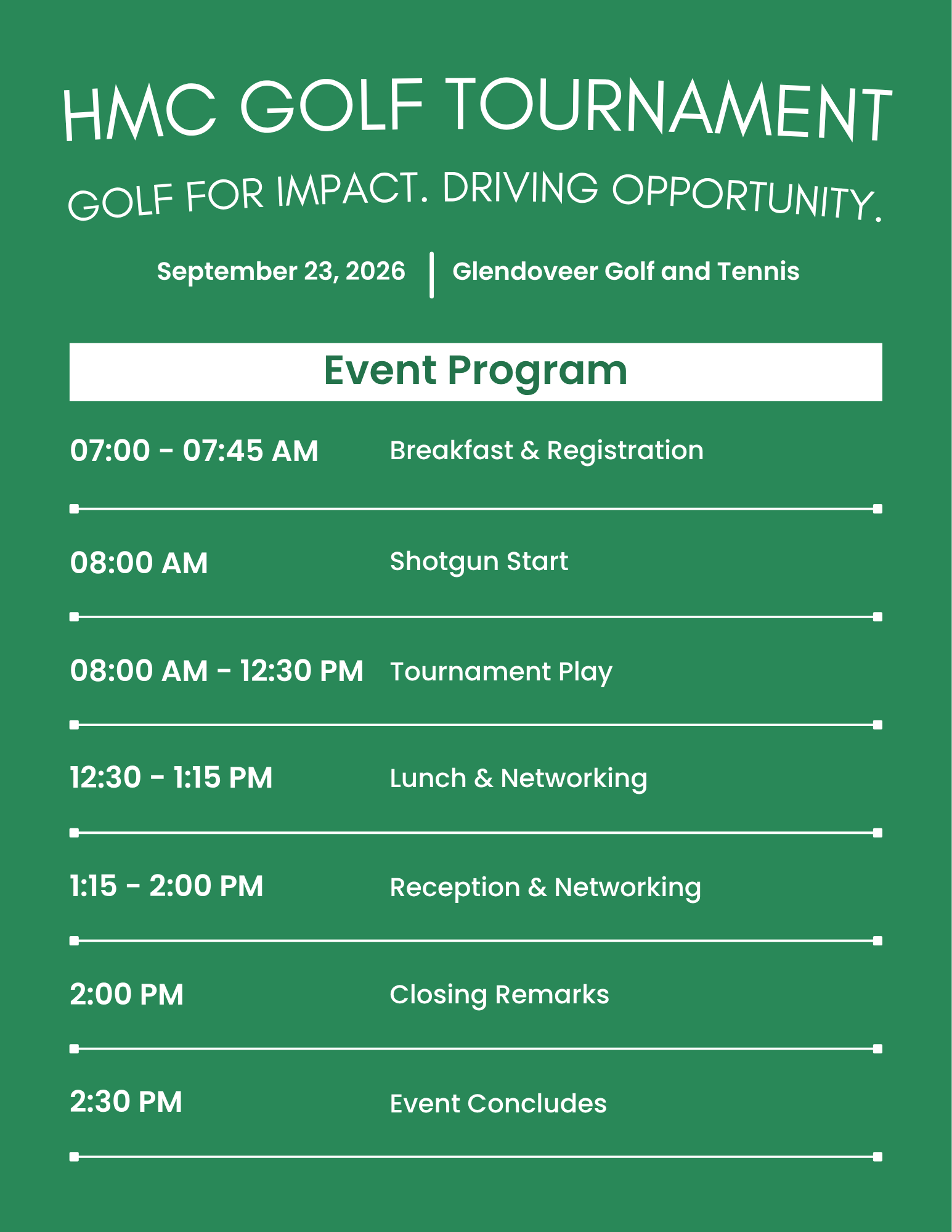 Event Program